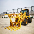 Wheel Loader With Grass Grasper